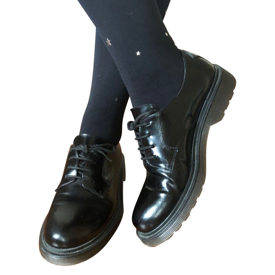 P.A.R.O.S.H. Lace-up shoes Leather in Black