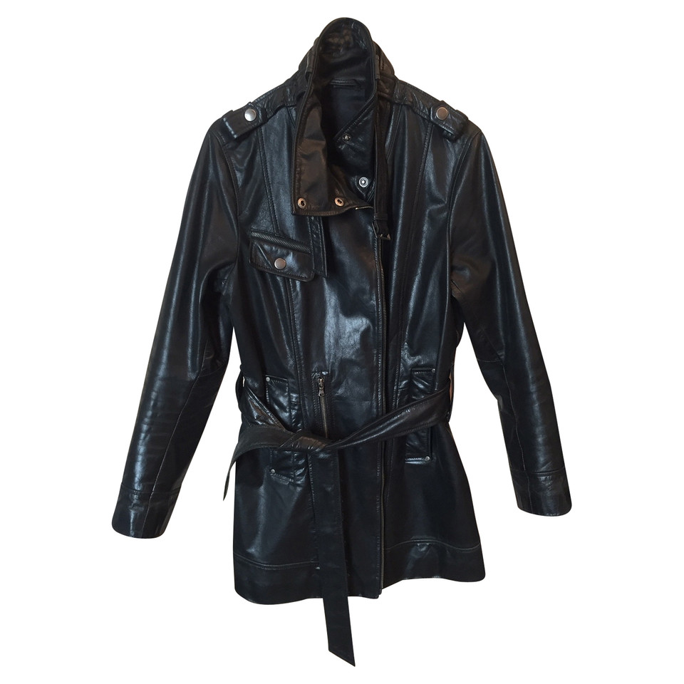 Giorgio & Mario Jacket/Coat Leather in Black