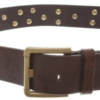 Chanel Leather belt with metal details