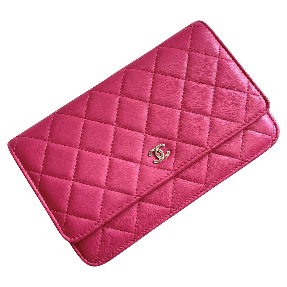 Chanel Wallet on Chain en Cuir en Rose/pink