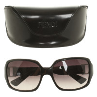 Fendi Sonnenbrille in Schwarz