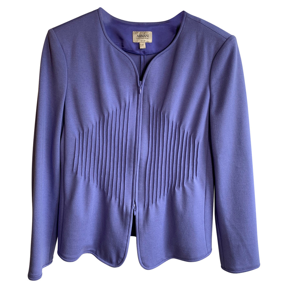 Armani Collezioni Blazer Viscose in Violet