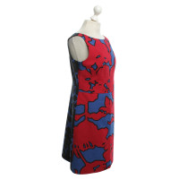 Moschino Cheap And Chic vestito modellato in blu / rosso