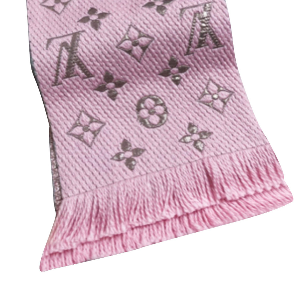 Louis Vuitton Logomania Wol in Roze