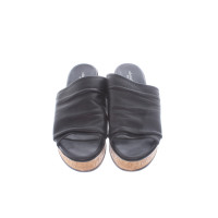 Collection Privée Sandalen aus Leder in Schwarz