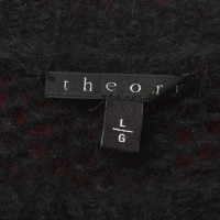 Theory Trui in rood / zwart