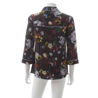 Erdem Silk blouse with a floral pattern