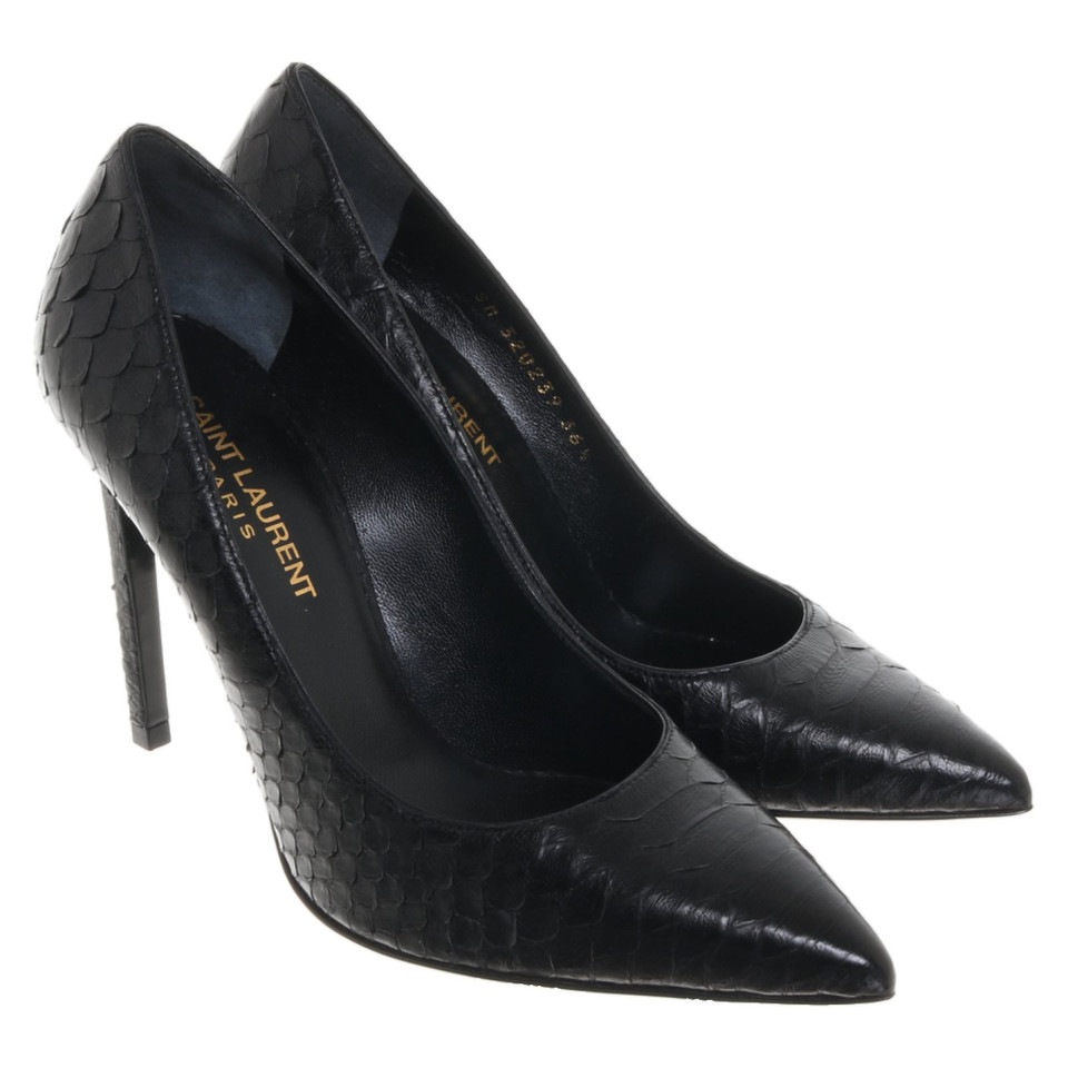 Saint Laurent pumps made of reptile leather
