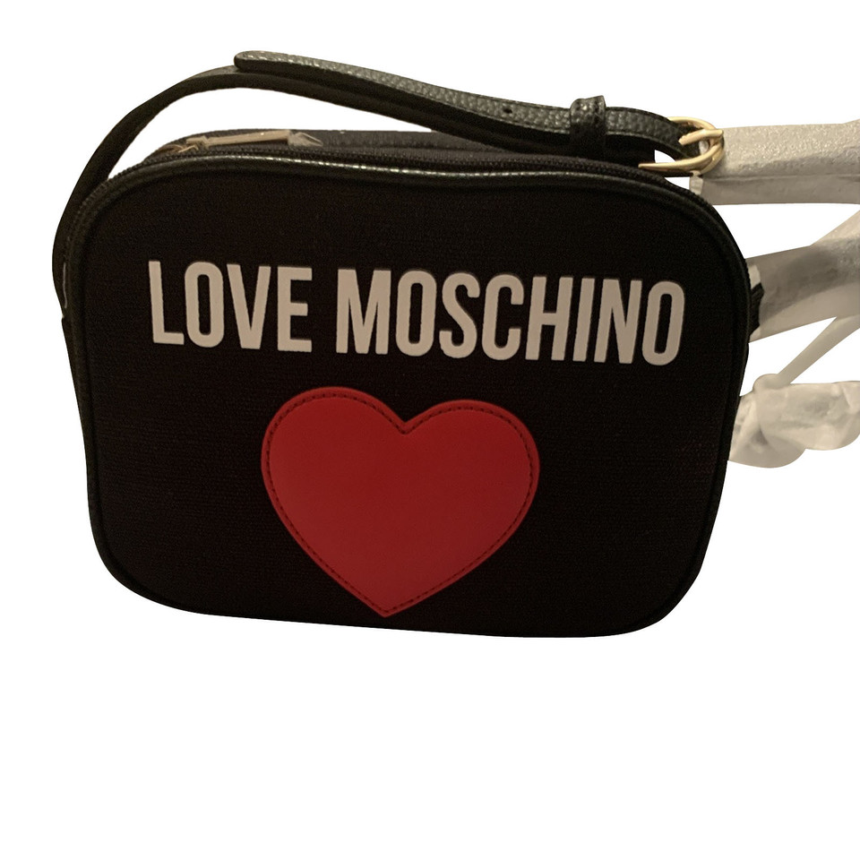 Love Moschino Pochette in Tela in Nero