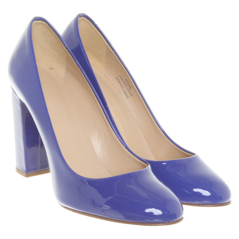 J. Crew Pumps/Peeptoes Patent leather in Blue