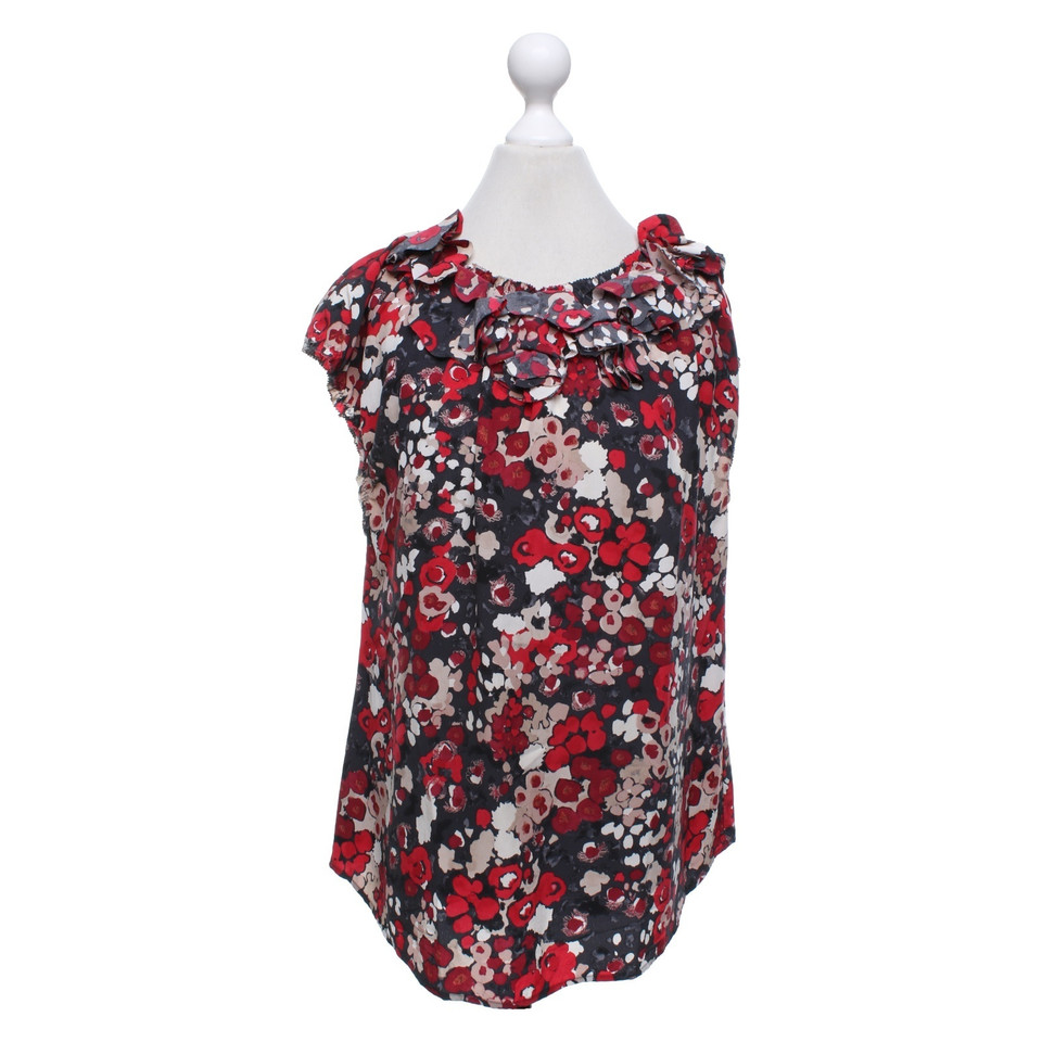 Moschino Cheap And Chic Silk top with pattern