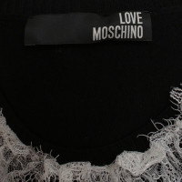 Moschino Love Robe tricot dentelle