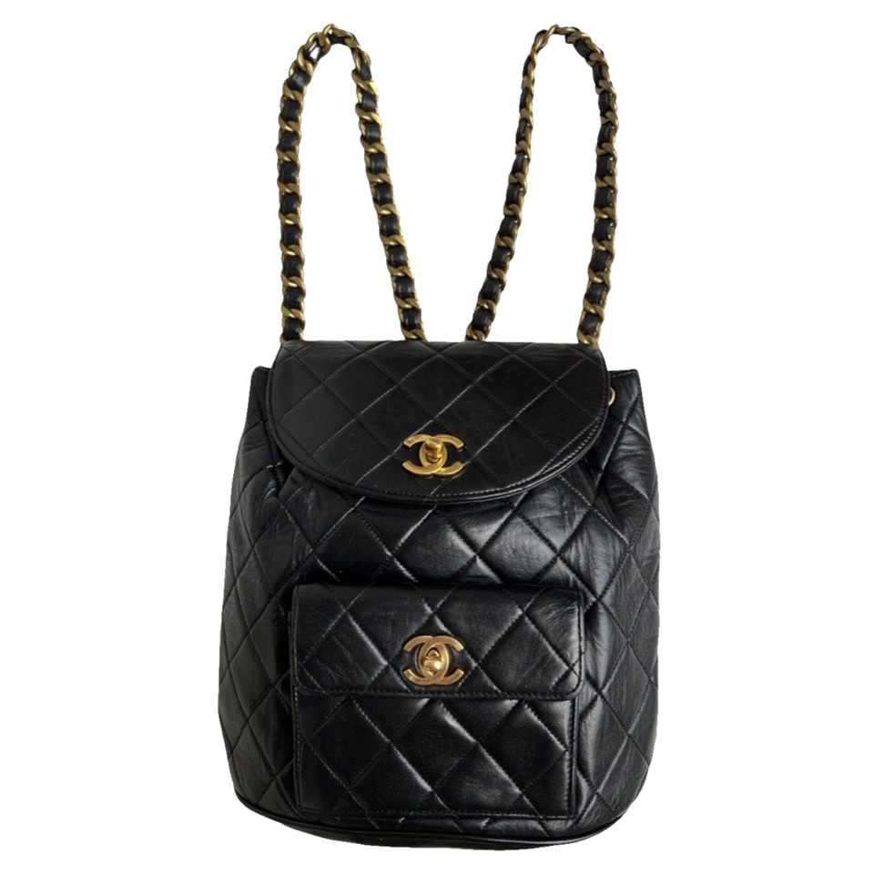 Chanel Duma Backpack en Cuir en Noir