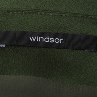 Windsor Abito in seta in verde