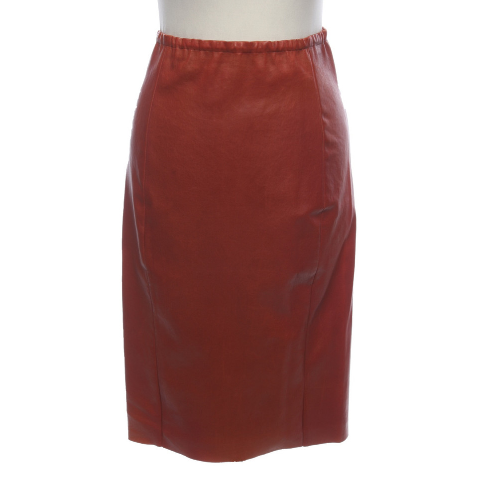 Stouls Skirt Leather in Red