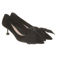 Miu Miu Pumps/Peeptoes Suede in Black