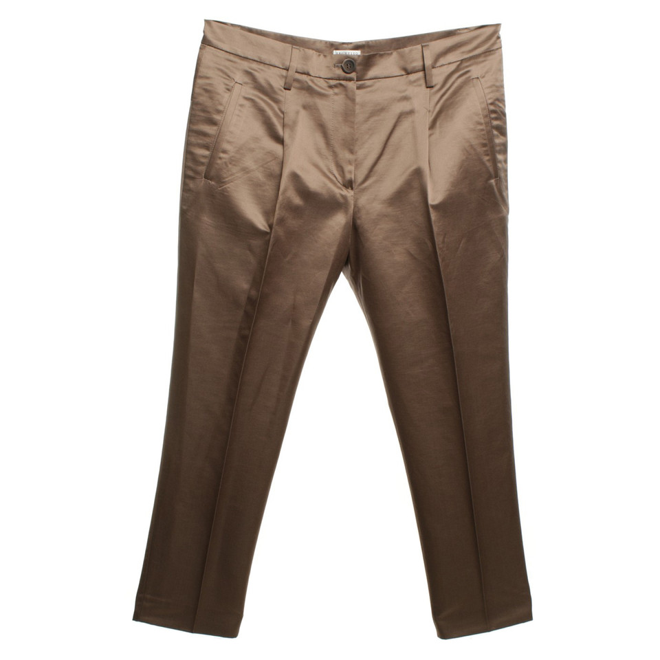 Brunello Cucinelli pantaloni bronzo colorato