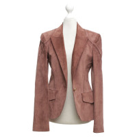 Gucci in pelle Blazer in rosa antico