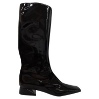Fendi Boots Patent leather in Black