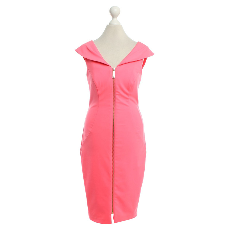 ted baker neon pink dress