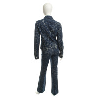 Ferre Denim suit with glitter