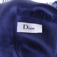 Christian Dior Zijden sjaal in blauw