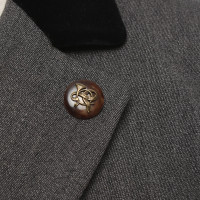 Hermès Anzug aus Wolle in Grau