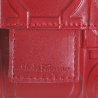 Salvatore Ferragamo Mobile phone pocket in red