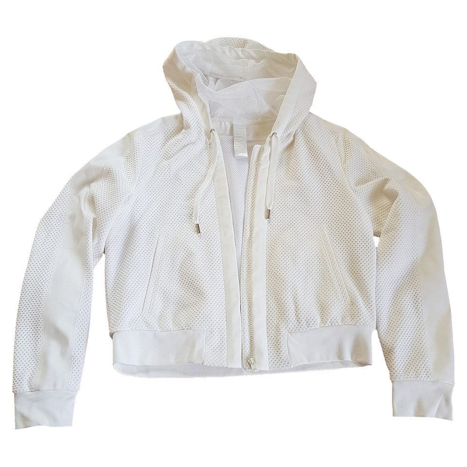 Drykorn Jacke/Mantel aus Baumwolle in Weiß