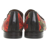 Dolce & Gabbana Moccasins with floral weave pattern