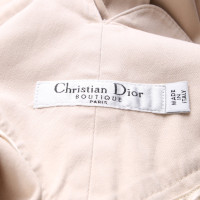 Christian Dior Anzug aus Baumwolle in Nude