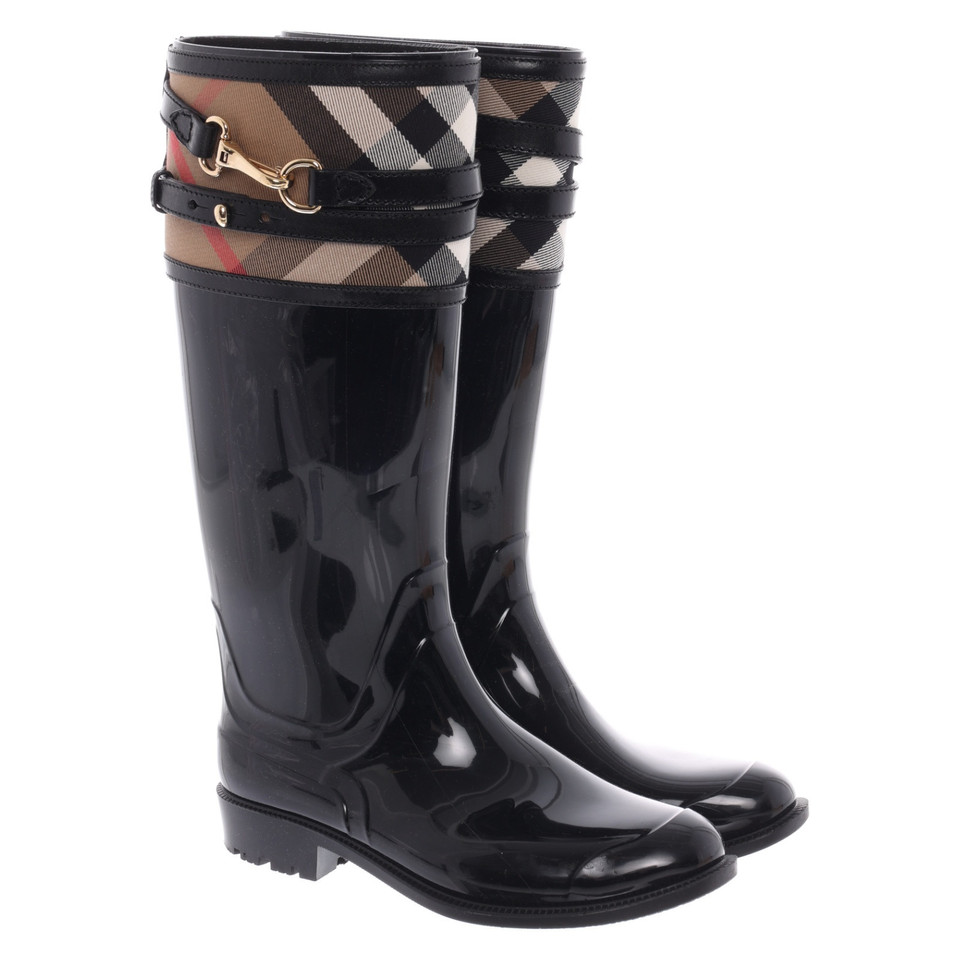 Burberry Stiefel in Schwarz