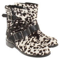 Jimmy Choo Ankle boots in black and white
