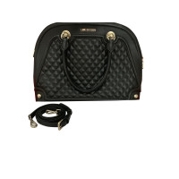 Moschino Love Shopper Leather in Black