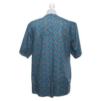 Louis Vuitton Blouse met korte mouwen en bloemmotief