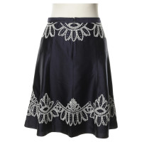 Tory Burch Silk skirt with embroidery