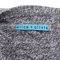 Alice + Olivia Robe en maille grise