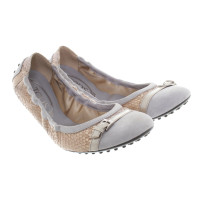 Tod's Snake leather ballerinas