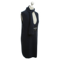 Chanel Cashmere knit dress in dark blue