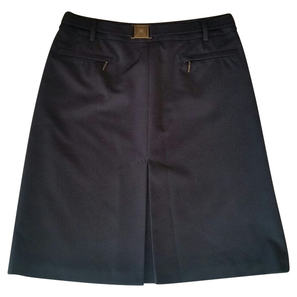Max Mara Black cotton skirt