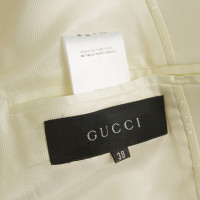Gucci Giacca Blazer bianco vestito di pantaloni