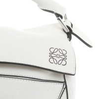Loewe Puzzle Bag Leather in White