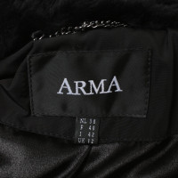 Arma Leather jacket in black
