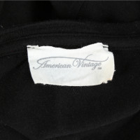 American Vintage Jurk Jersey in Zwart