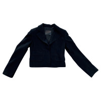 Bally Jacke/Mantel aus Wolle in Schwarz