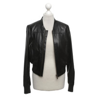 Jimmy Choo For H&M Leather jacket in black