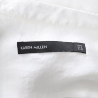 Karen Millen Mouwloze blouse met borduurwerk