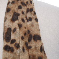 Dolce & Gabbana Sciarpa con motivo leopardo
