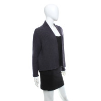 Fabiana Filippi Cardigan in grey / Violet