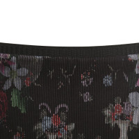 Marc Cain Cord skirt with floral pattern